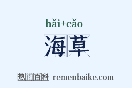 海草是什么意思的图片